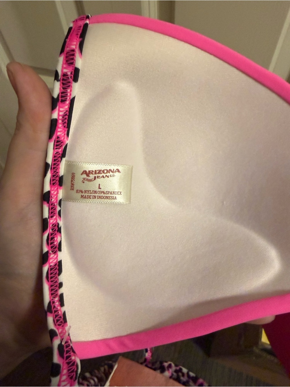 Arizona Jean Company Hot Pink Leopard Print Bikini Set - Picture 6 of 6